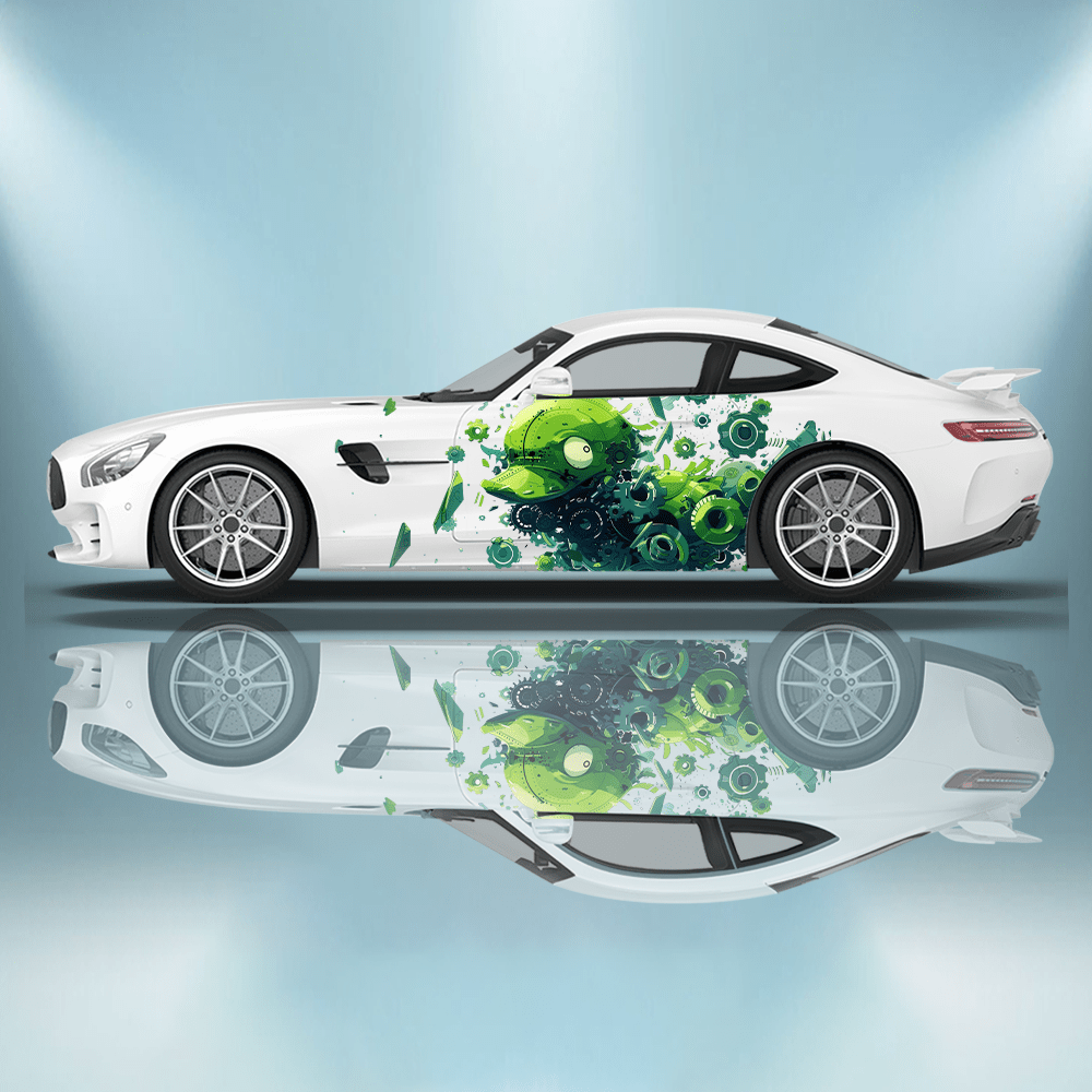Tech Gear Accessories - Cyberpunk Green Duck Tech Gear Car