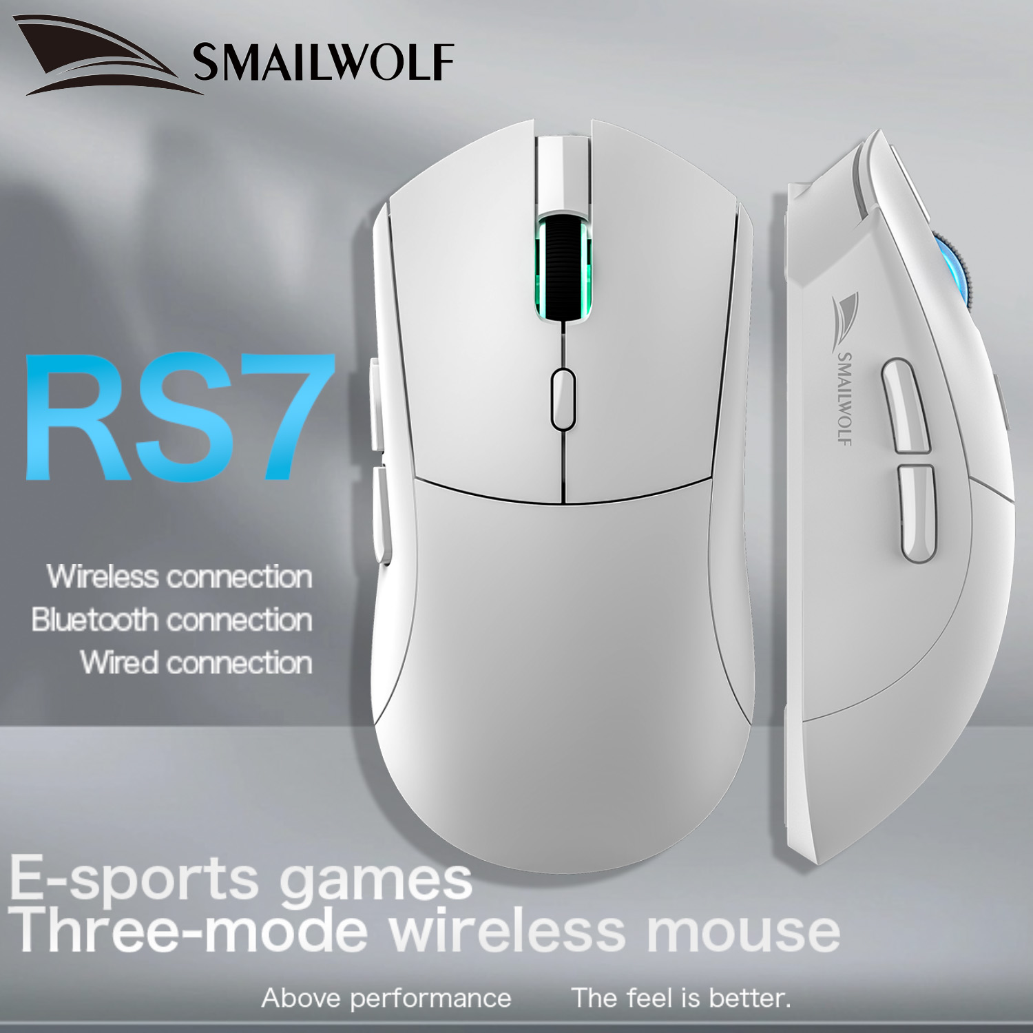 Logitech Mouse G203 - SMAILWOLF RS7 Mouse da gioco wireless