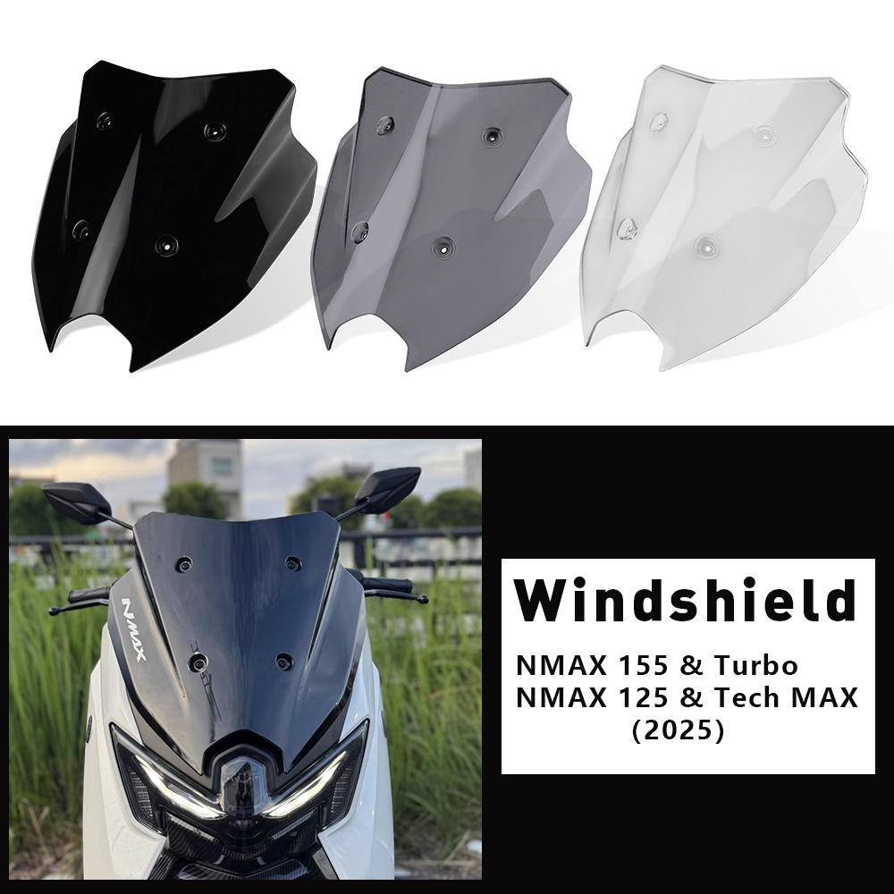 Tech Max Accessories - Nuovo NMAX 125 Parabrezza Per Yamaha