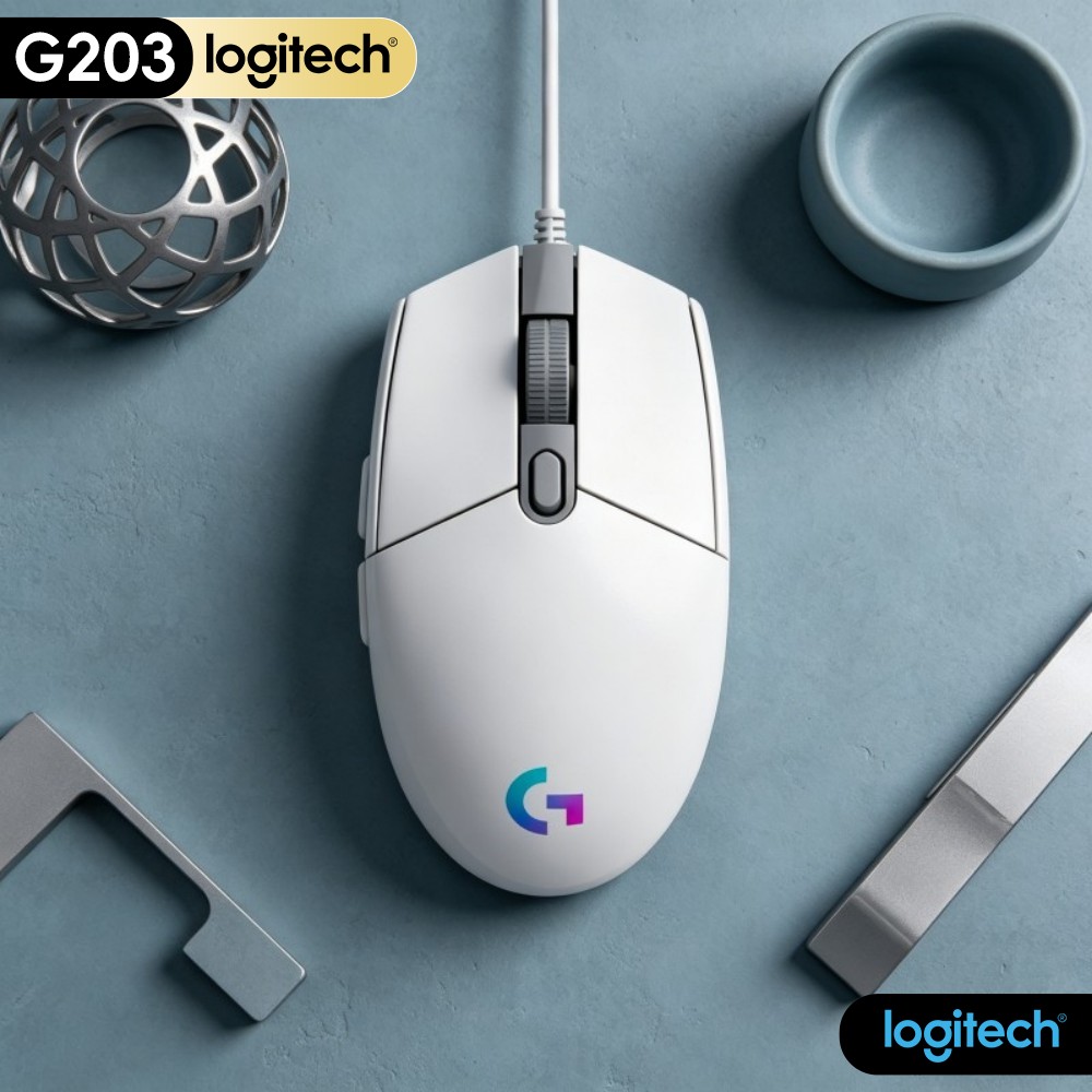 Logitech Mouse G203 - Mouse da Gaming Cablato Logitech G203