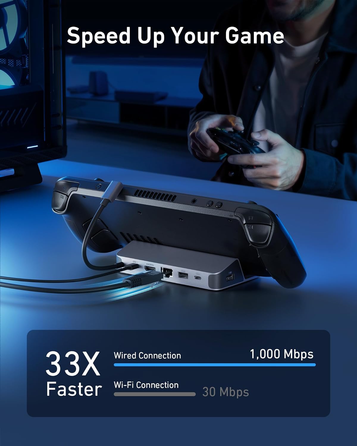 Usb C To Hdmi - Stazione di Ricarica Anker per Steam