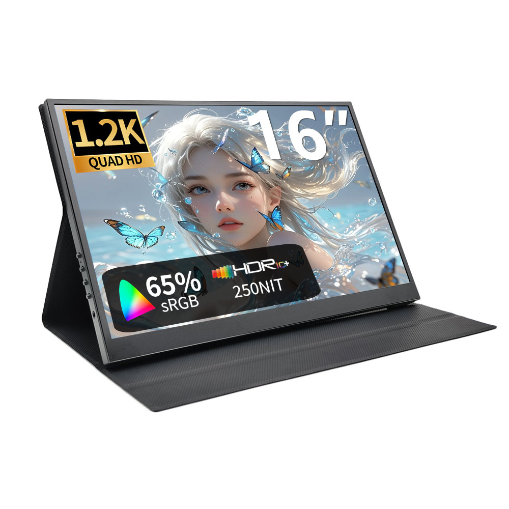 Usb C To Hdmi - Monitor Portatile da 16 Pollici 1.2K