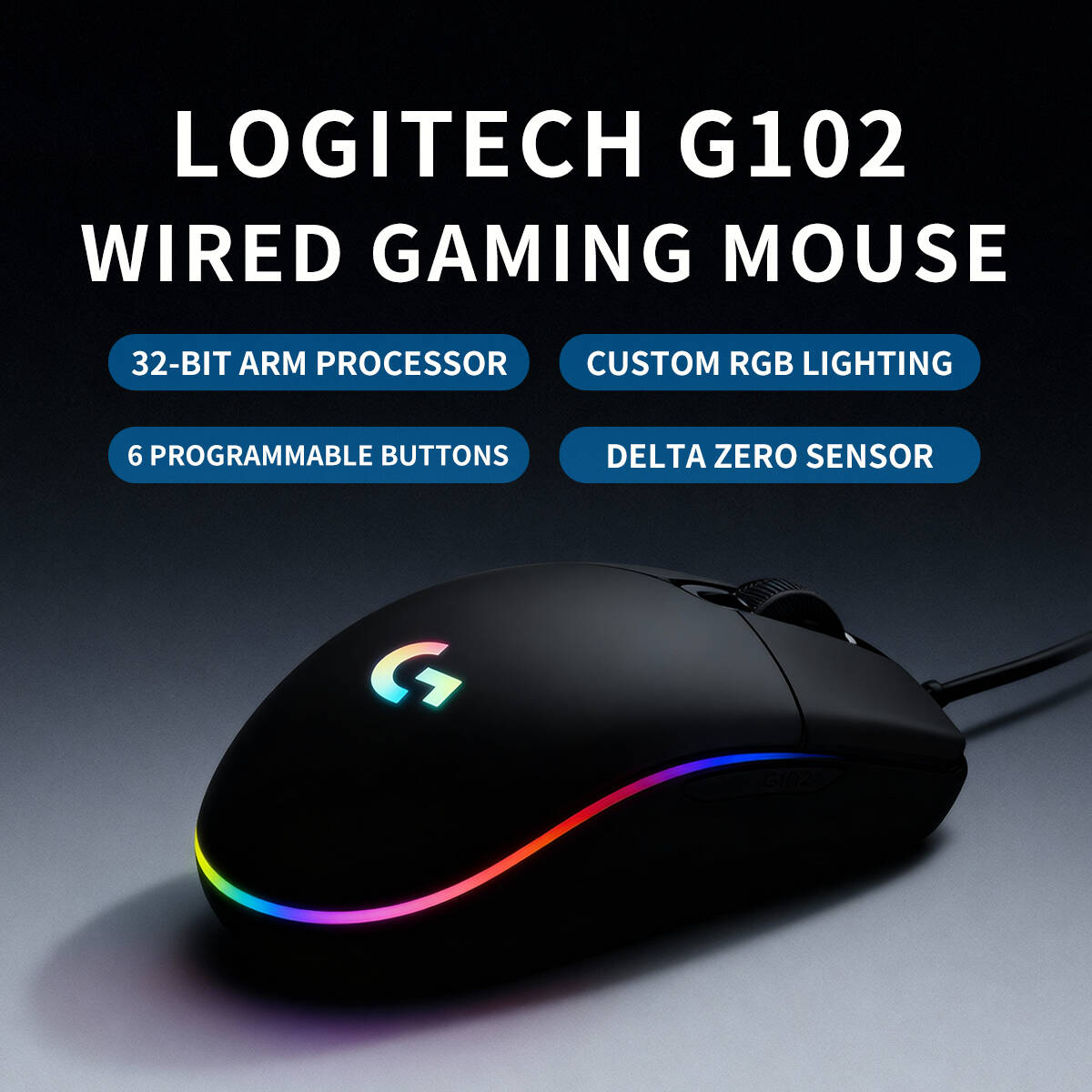 Mouse da gioco cablato Logitec - Logitech Mouse G203 recensione e prezzo