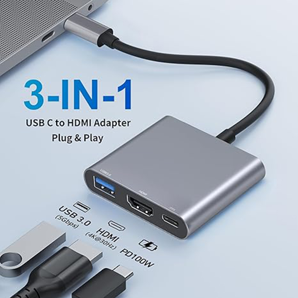 Hub USB Type-C 3-in-1 da masch - Usb C To Hdmi recensione e prezzo