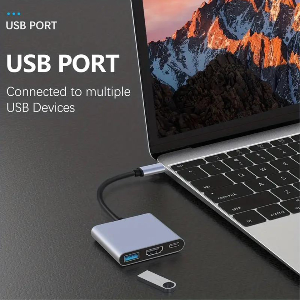 Hub USB Type-C 3-in-1 da masch - Usb C To Hdmi recensione e prezzo