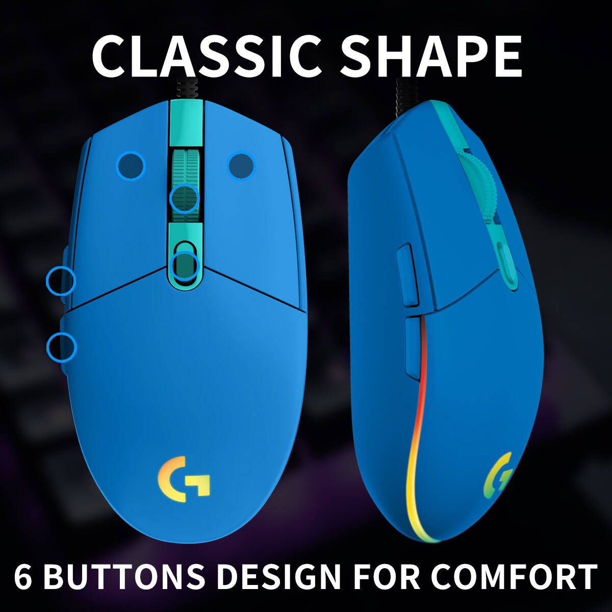 Mouse da Gaming Cablato Logite - Logitech Mouse G203 recensione e prezzo